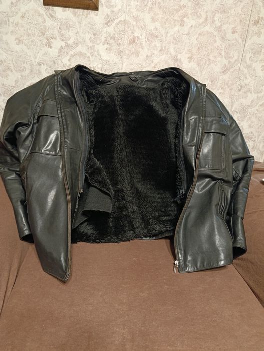 Мъжко яке телешка кожа