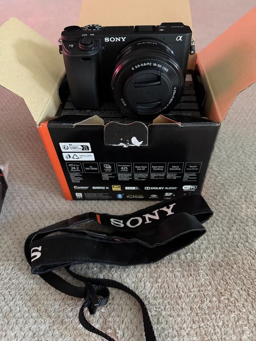 Sony A6400 + 16-50mm OSS | 453 declanșări | card SanDisk + cutie
