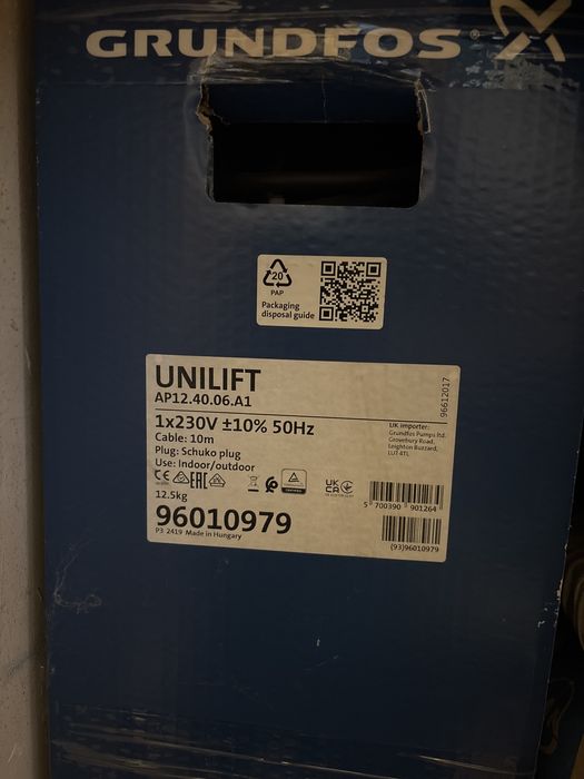 Насос Grundfos Unilift AP 12.40.06. A1