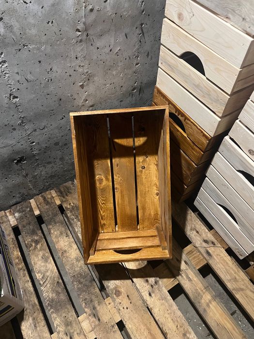 Дървени щайги за плод и зеленчук - 65лв/бр.