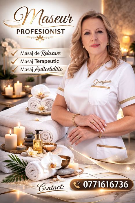 Masaj de relaxare si terapeutic.