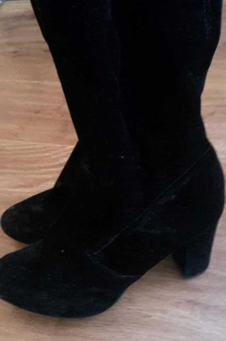 Дамски ботуши велур