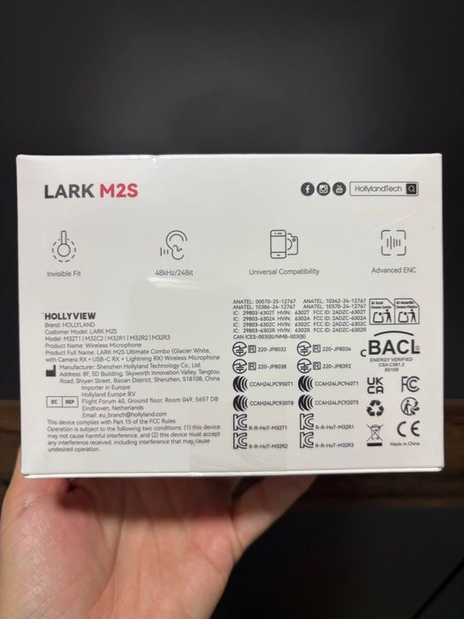 Микрофон Hollyland Lark M2S ultimate combo