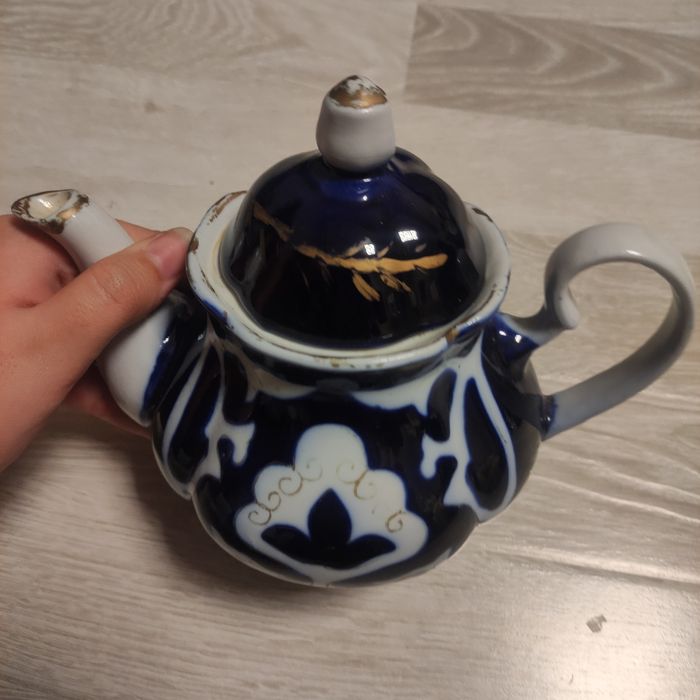 Чайник эмалированный, советский