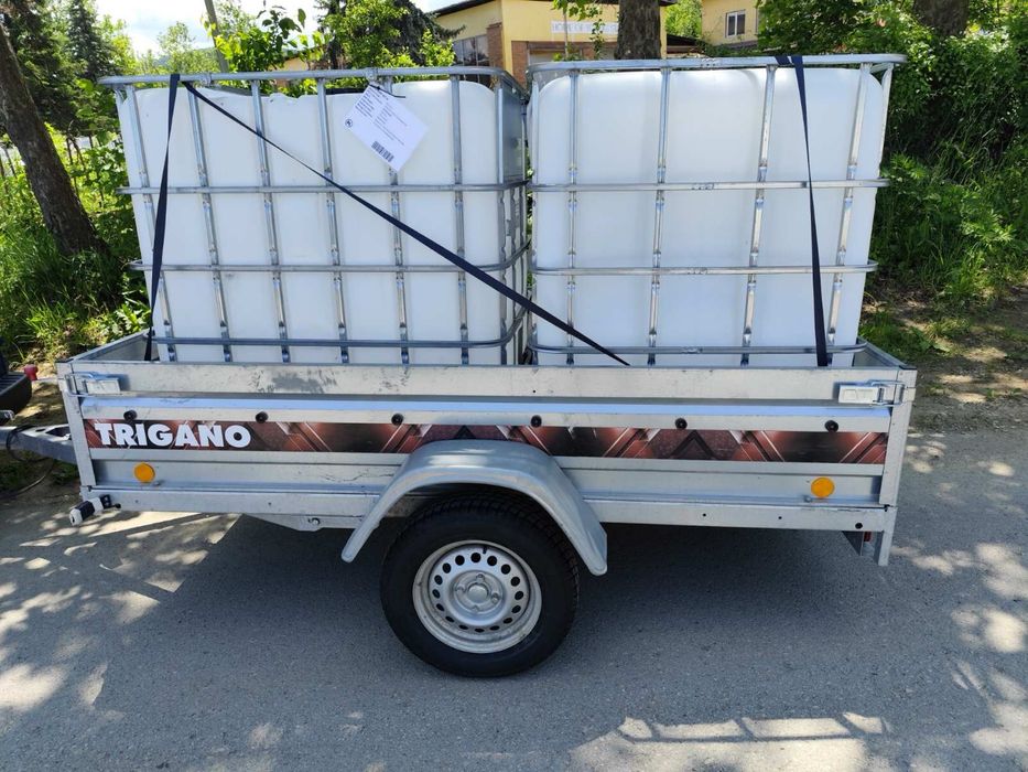 Нов бидон 1000л Кубче