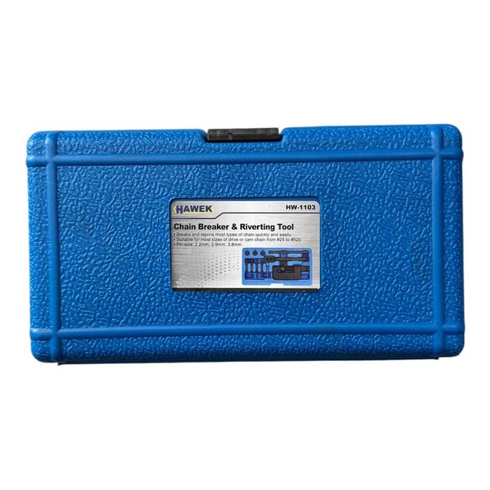Комплект за разнитване и занитване на вериги, 13 части – HAWEK