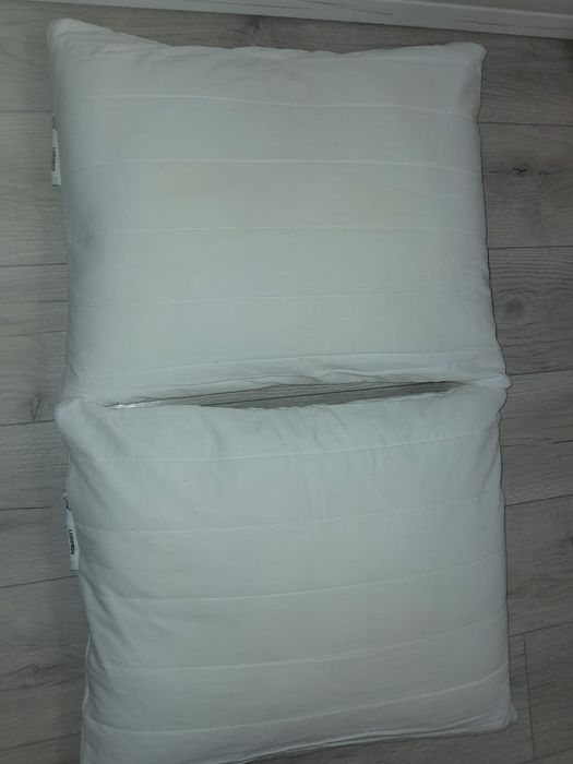 2 perne IKEA 50x60 cm + huse impermeabile