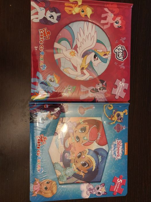 Carti cu puzzle My Little Pony / Shimmer and Shine