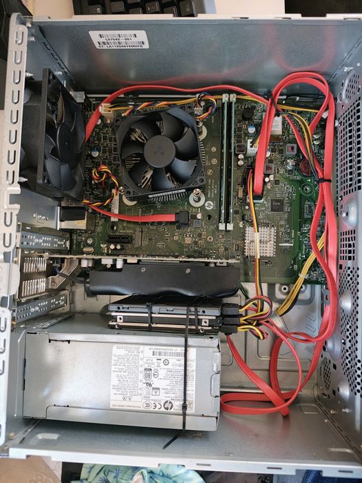 Desktop HP ryzen 3 3200g 8gb, gtx 1050ti