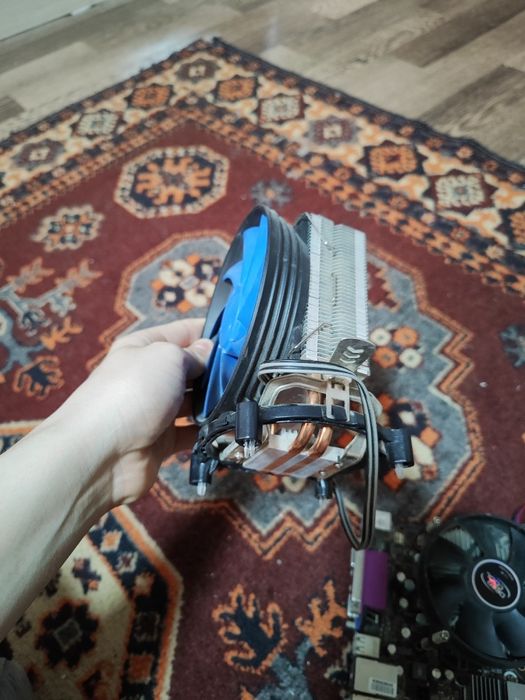 Материнская плата и кулер 775soket