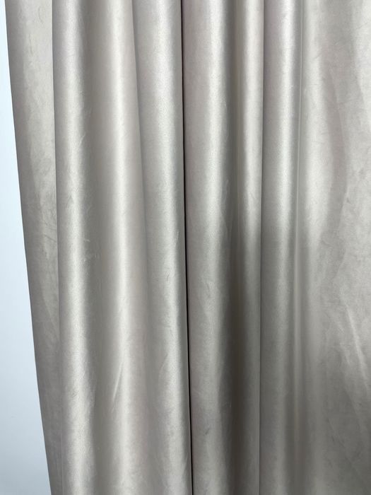 6,5 metri draperie catifea grej 95% blackout premium