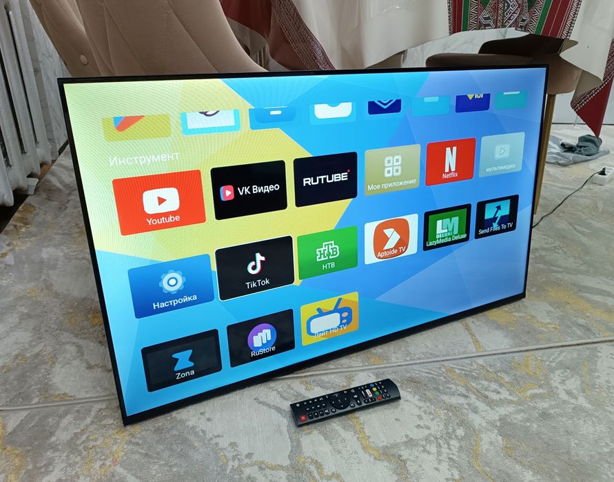 ТЕЛЕВИЗОР Смарт 43" Wi-fi, YouTube.