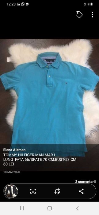 Rochie albastra cu dantela S M