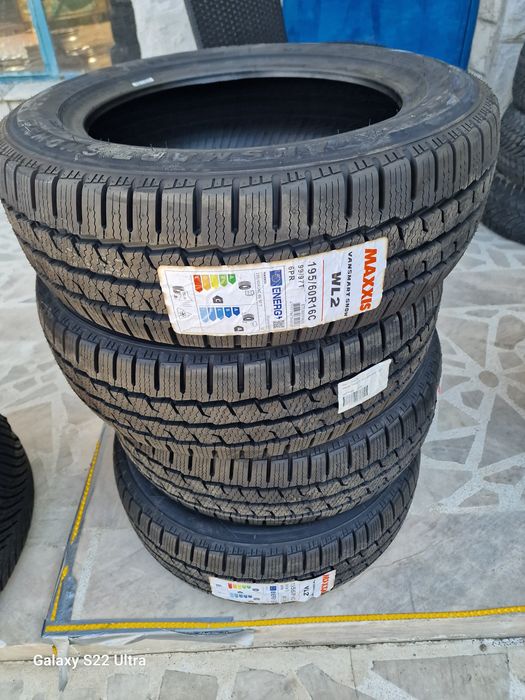195 60 16С MAXXIS 4бр зимни нови гуми Замъка Ямбол