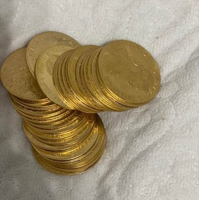 Vand monede placate cu aur de 24k 1/1 cu cele originale