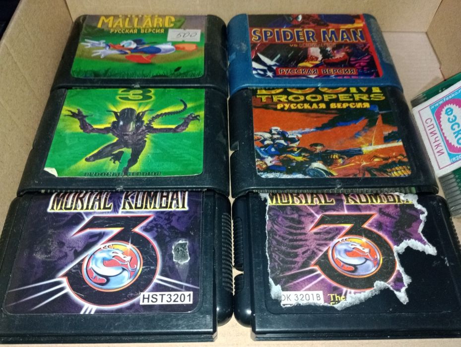 SEGA. Дискеты картриджи