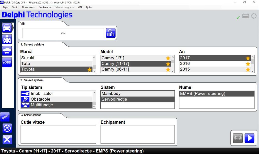 Tester auto DLFY Model 2026 + Tableta Militara GETAC 10.1" Lb Romana