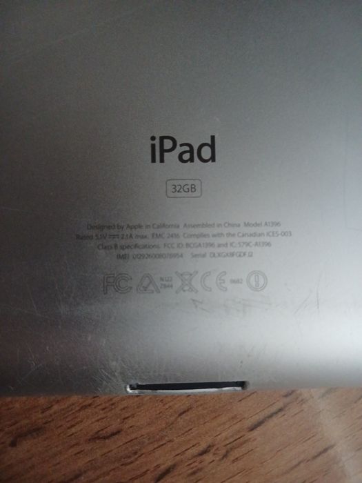 Планшет Ipad model A1396 с играми