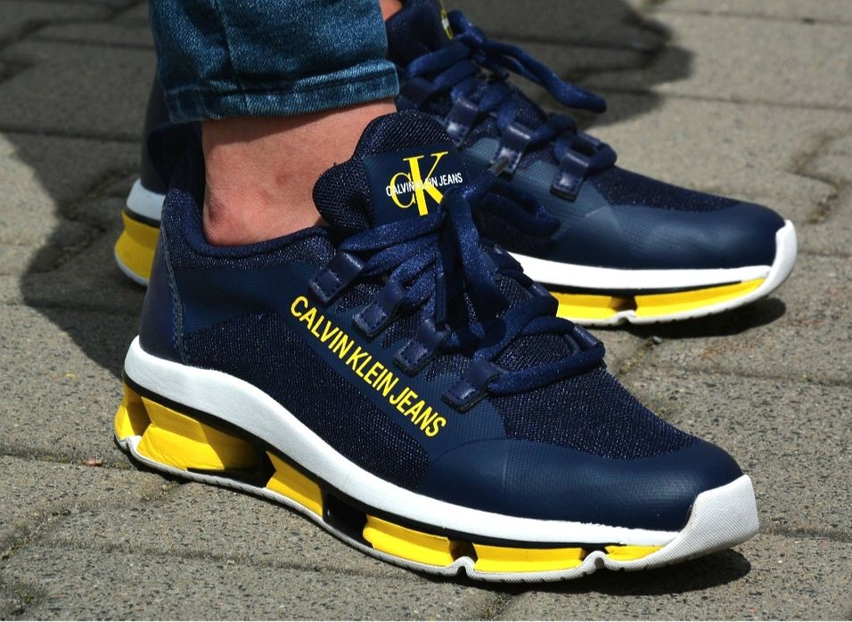 CALVIN KLEIN JEANS Кожени спортни обувки Lolas