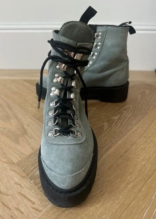 Велурени боти Off White