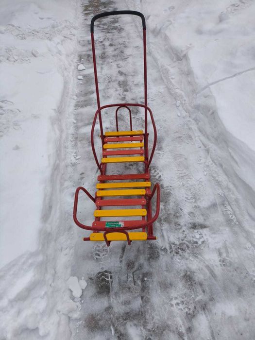 Продам детские санки для двоих