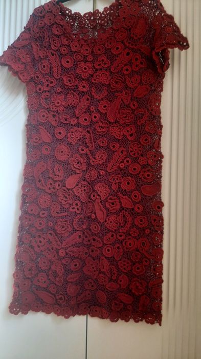 Платье летнее вязанное