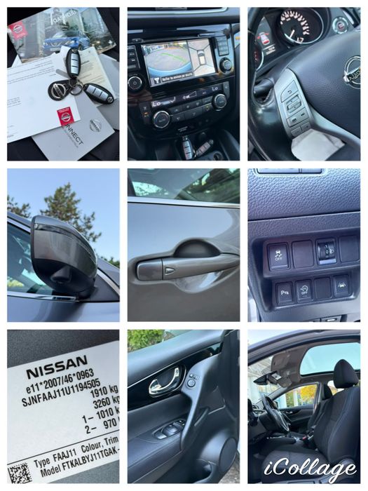 Nissan Qashqai TEKNA 1.5 DCI 110 CP Panoramic Navi Camere 360g Km  Reali