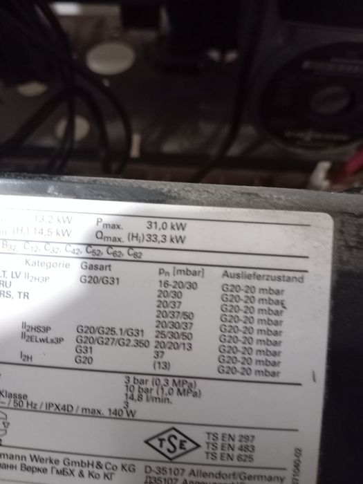 Vând centrala termica wiesman 34 kw