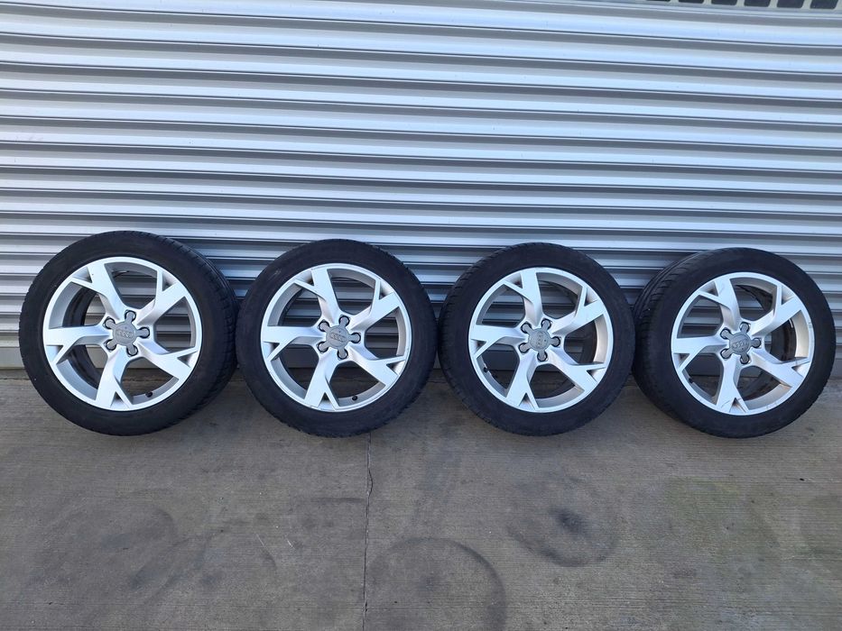 4бр. алуминиеви джанти с гуми 5x112 17 цола за Audi, VW