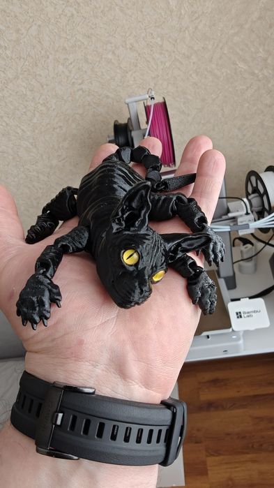 Сфинкс кот 3д игрушка