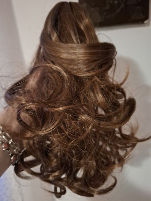 Extensie  din păr sintetic cu clips