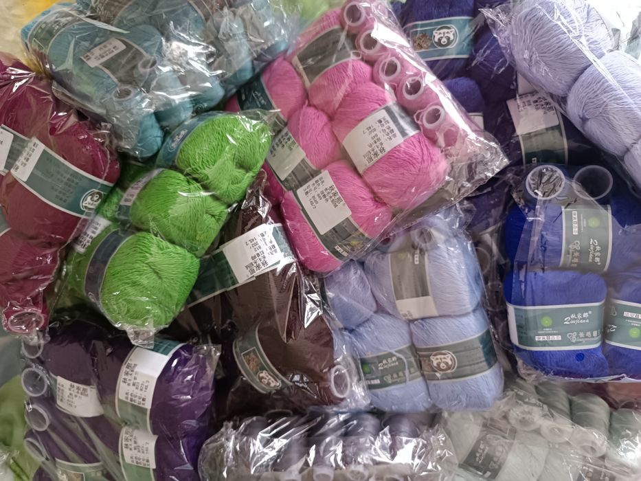 Продам пряжу пух норки