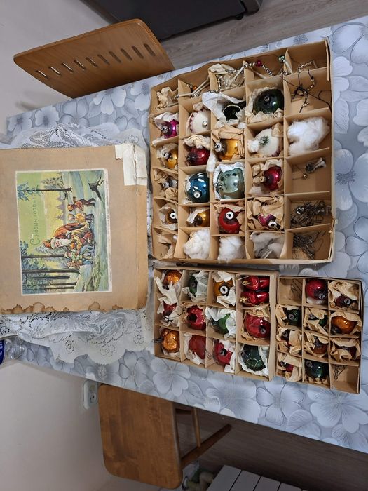 Советские елочные игрушки СССР