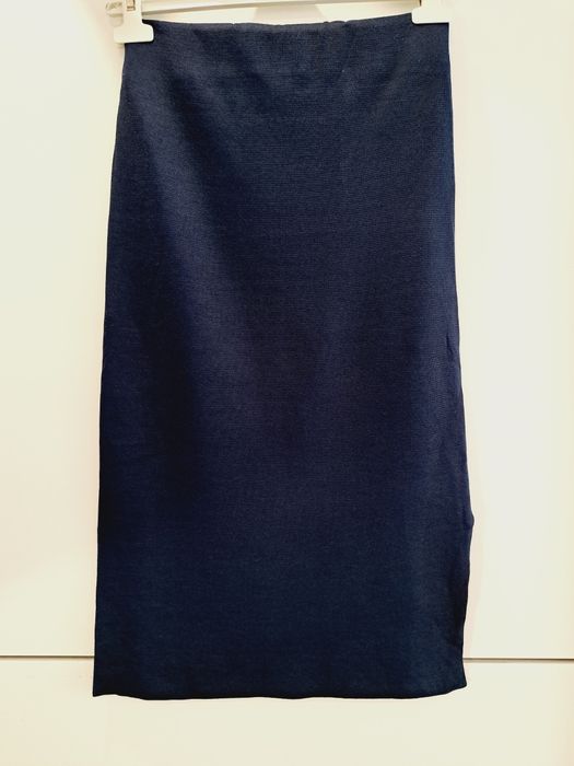 Ganni пола плетиво в тъмносин цвят р-р С