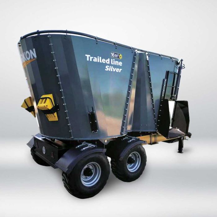 Remorca furajera tractata 16 mc, remorca tehnologica, remorca agricola