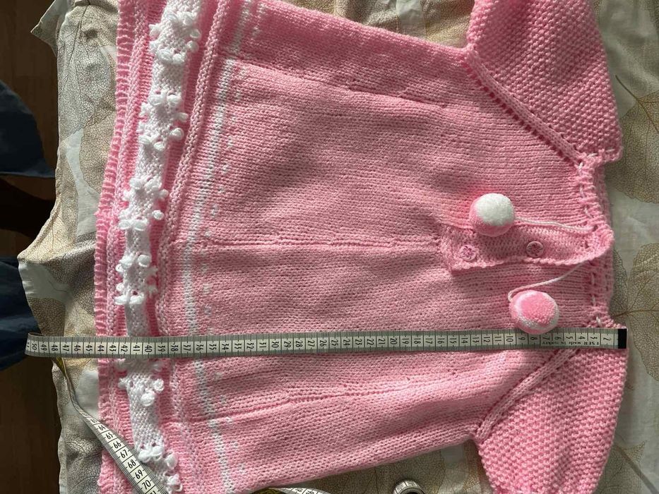 Детска плетена рокля