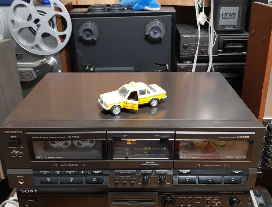 Casetofon Deck Stereo Vintage TECHNICS RS TR265 BLACK (Made in Japan)