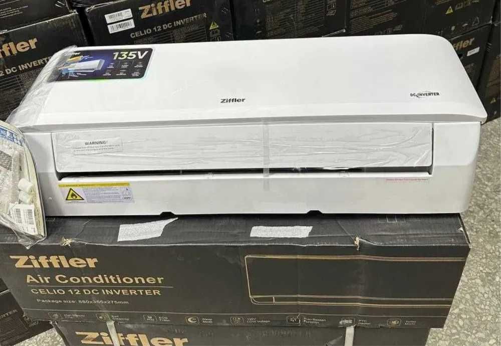 Кондиционер Ziffler 12 Inverter 135w +тен низки цена доставка бесплатн