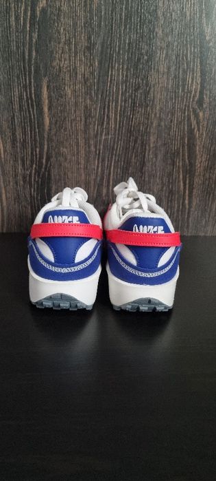 Nike Men Waffle Debut Swoosh White Blue