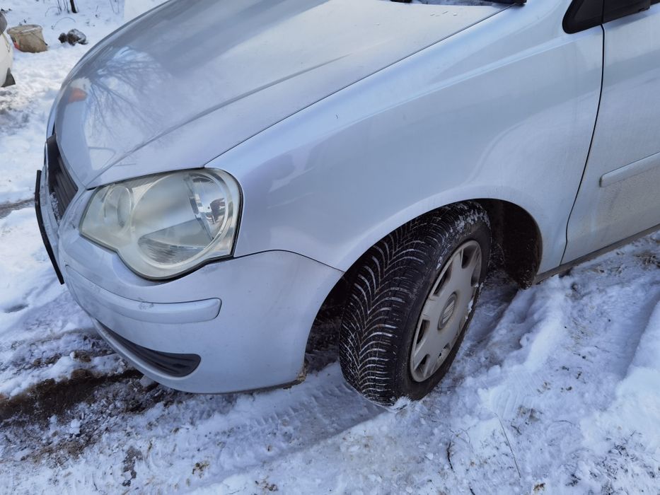 Bara fata spoiler complet capota far stanga dreapta vw polo 9n 2006
