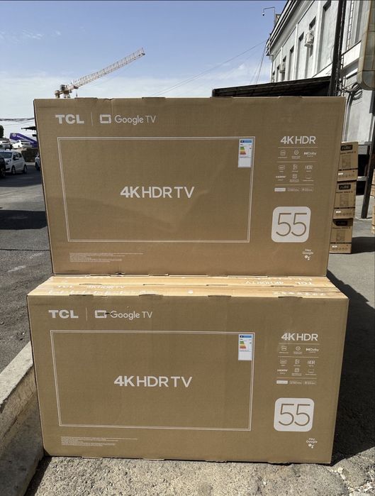 Телевизор TCL 55" V6C 4K HDR Google TV СмартТВ 2025 Доставка бесплатно