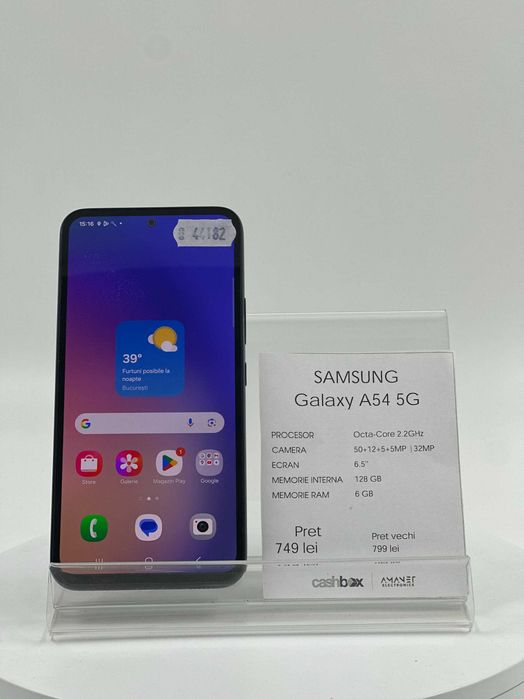 Samsung Galaxy A54 5G 128gb Garantie 24 Luni CashBox