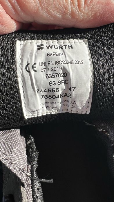 Pantofi de lucru Wurth 47