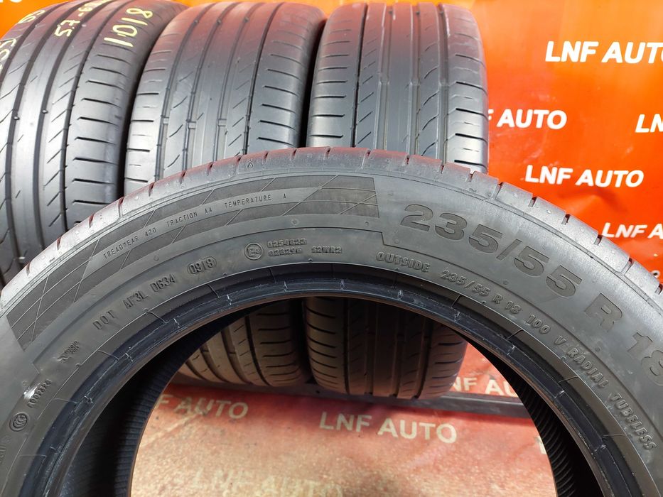 Anvelope de VARA - 235/55/18 - Continental - 6.86 MM - DOT 2018 !