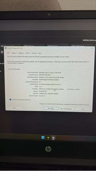 vand laptol hp pavilion