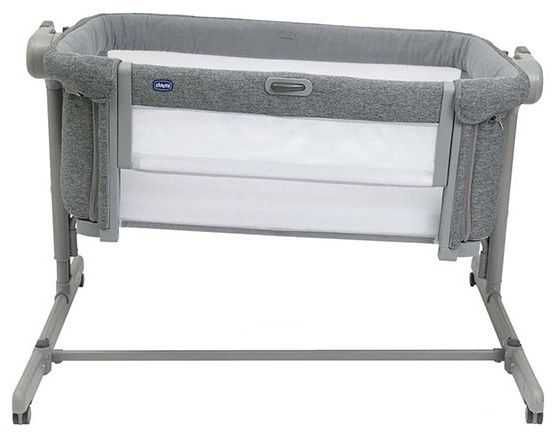 Бебешка кошара с падаща страна Chicco Next 2 Me, Magic Evo тъмносива