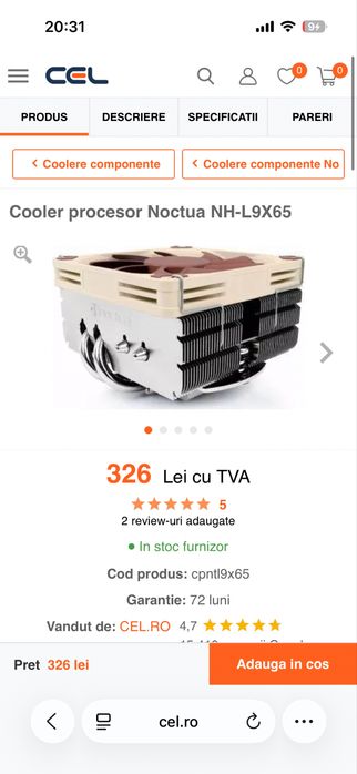 Noctua am4 lowe profile nou