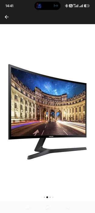 Монитор Samsung 24' Curved LC24F396FHRXEN