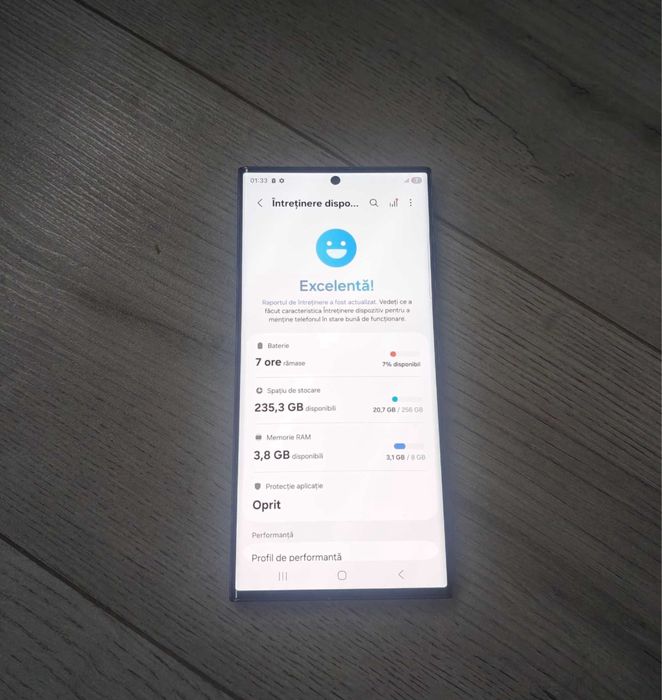 Samsung S23 ULTRA • 256 GB • 95% Bateria • Accept Schimb