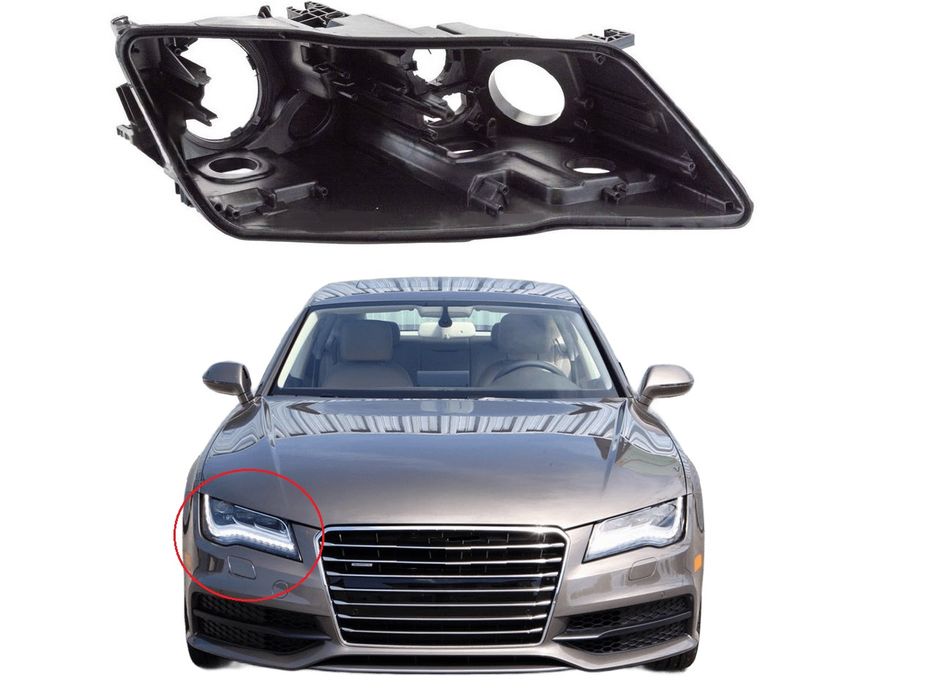 Основа (корпус) за фар на Audi A7 C7 Pre-Face Ксенон